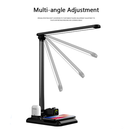 4 in 1 LED Desk Lamp Light  Wireless Charger