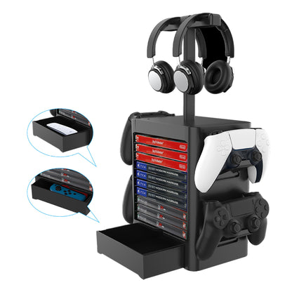 Can Receive The Earphone Handle Host Game Storage Rack