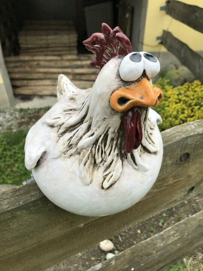 Courtyard Art Decoration Chicken Garden Lawn Statue Side Seat Interior